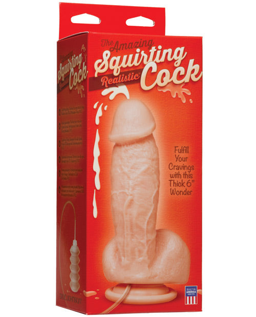 Dongs & Dildos - Squirting Realistic Cock W-splooge Juice - Flesh
