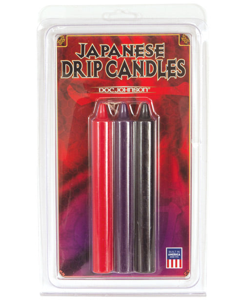Candles - Japanese Drip Candles - Pack Of 3