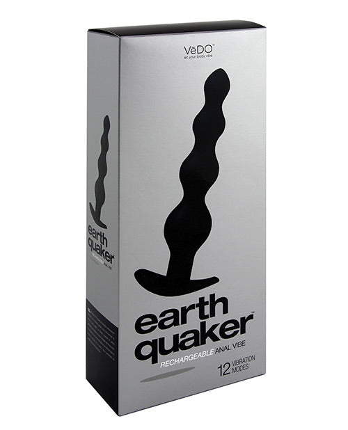 Anal Products - Vedo Earth Quaker Anal Vibe - Just Black