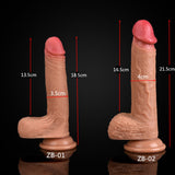 Dongs & Dildos - Ultra Realistic Bendable Dildo with balls - Dildo.us Exclusivity!