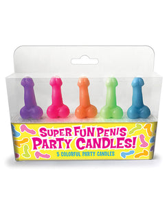Candles - Super Fun Party Candles  - Set Of 5