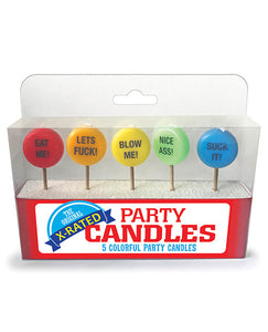 Candles - X-rated Party Candles - Set Of 5