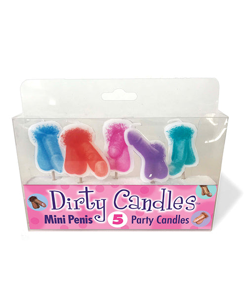 Candles - Mini Penis Dirty Candle Set - Set Of 5