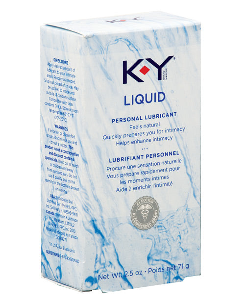 Lubricants - K-y Natural Feeling Liquid - 2.5 Oz
