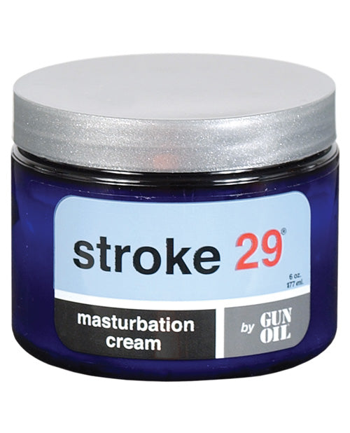 Lubricants - Stroke 29 Masturbation Cream - 6 Oz Jar