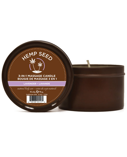 Candles - Earthly Body Suntouched Hemp Candle - 6 Oz