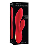 Adam & Eve Eve's Big & Curvy G Dual Stimulating Vibe - Red/gold