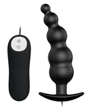 Anal Products - Pretty Love Vibrating Bead Shaped Butt Plug - Black