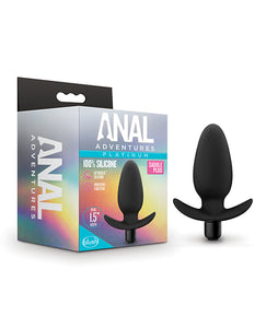 Anal Products - Blush Anal Adventures Platinum Silicone Saddle Plug - Black
