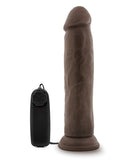 Dongs & Dildos - Blush Dr. Skin Dr. Throb 9.5" Cock W-suction Cup - Chocolate
