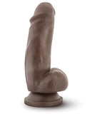 Dongs & Dildos - Blush Dr. Skin Mr. Smith 7" Dildo W-suction Cup - Chocolate