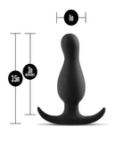 Anal Products - Blush Anal Adventures Curve Plug - Black