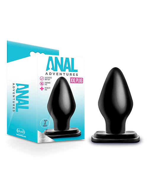 Anal Products - Blush Anal Adventures Xxl Plug - Black