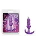 Anal Products - Blush B Yours Triple Bead Anal Plug - Purple