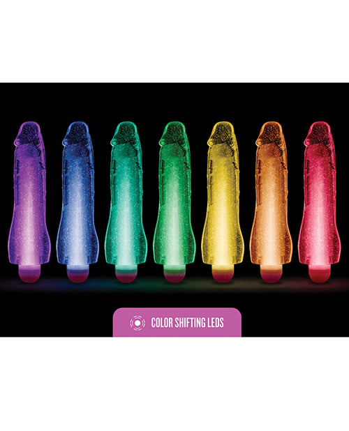 Blush Glow Dicks Glitter Vibrator Molly  Dildo.us