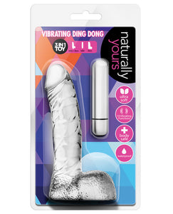 Vibrators - Blush Naturally Yours Vibrating Ding Dong - Clear