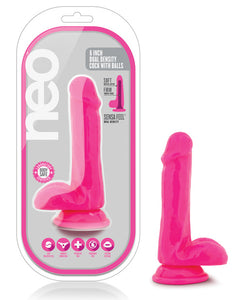 Dongs & Dildos - Blush Neo Dual Density Cock with balls