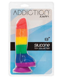 Dongs & Dildos - Addiction Justin 8" Dildo - Rainbow