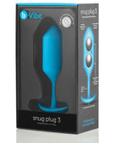 Anal Products - B-vibe Weighted Snug Plug 3 - .180 G