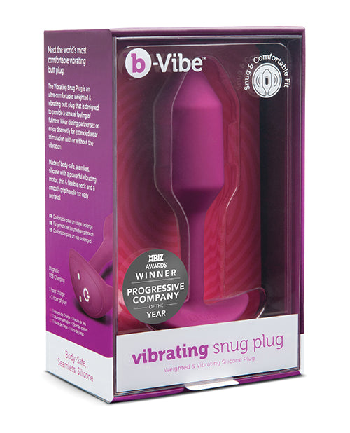Anal Products - B-vibe Vibrating Weighted Snug Plug Xl