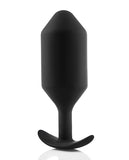 B-vibe Weighted Snug Plug 6 - 515 G Black