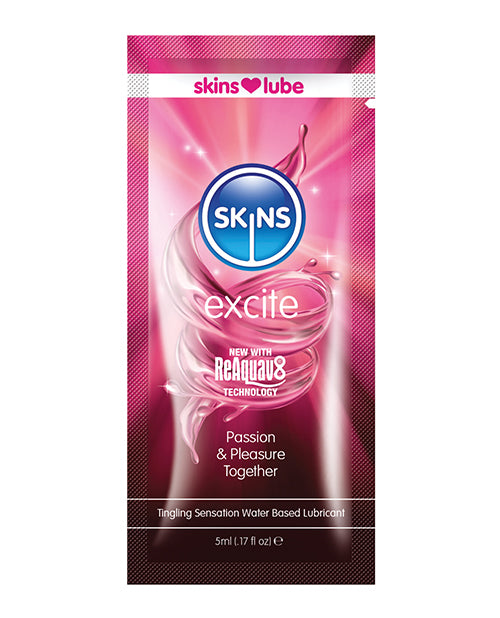 Lubricants - Skins Excite Water Based Lubricant - 5 Ml Foil