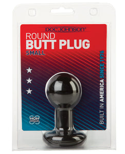 Anal Products - Round Butt Plug - Black