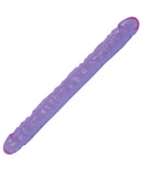 Dongs & Dildos - Crystal Jellies 18" Double Dong - Purple
