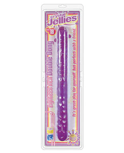 Dongs & Dildos - Crystal Jellies 18" Double Dong - Purple