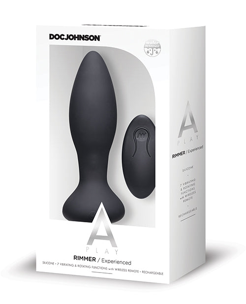 Anal Products - A Play Rimmer Experienced Rechargeable Silicone Anal Plug W/remote