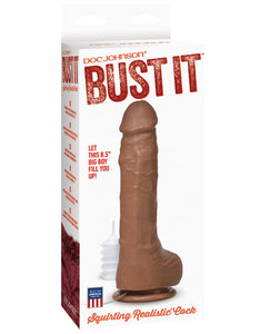 Dongs & Dildos - Bust It Squirting Realistic Cock Nut Butter