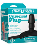 Dongs & Dildos - Vac-u-lock Universal Plug - Black