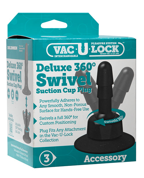 Dongs & Dildos - Vac-u-lock Deluxe 360 Swivel Suction Cup Plug