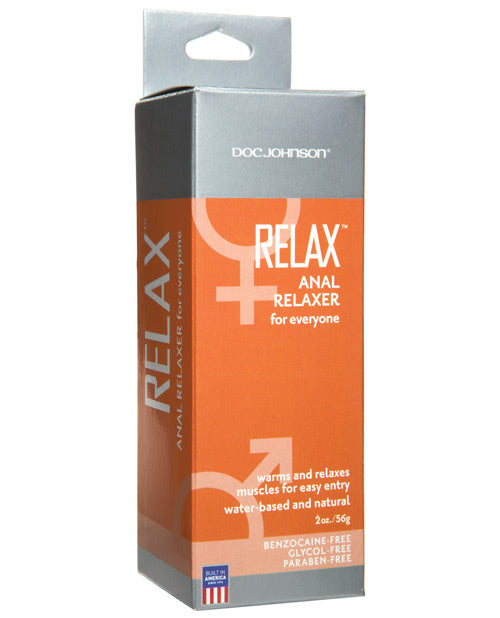 Lubricants - Relax Anal Relaxer - 2 Oz Tube
