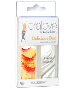 Lubricants - Oralove Delicious Duo Flavored Lube
