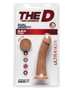 Dongs & Dildos - The D 6.5" Slim D - Caramel