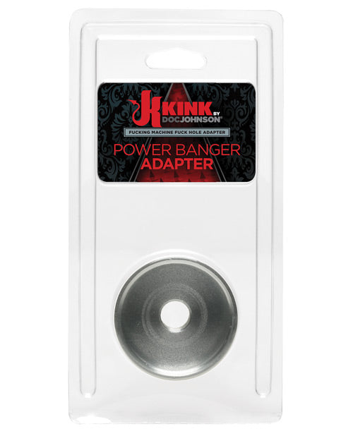 Sex Machines - Kink Fucking Machines Power Banger Adapter For Fuck Hole Variable Pressure Stroker - Silver
