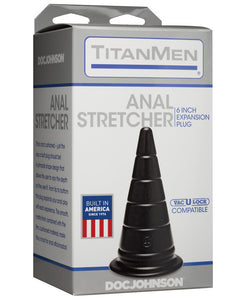 Anal Products - Titanmen 6" Anal Stretcher - Black