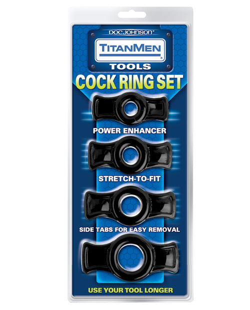 Penis Enhancement - Titanmen Tools Cock Ring Set