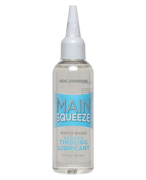 Lubricants - Main Squeeze Cooling-tingling Water-based Lubricant - 3.4 Oz