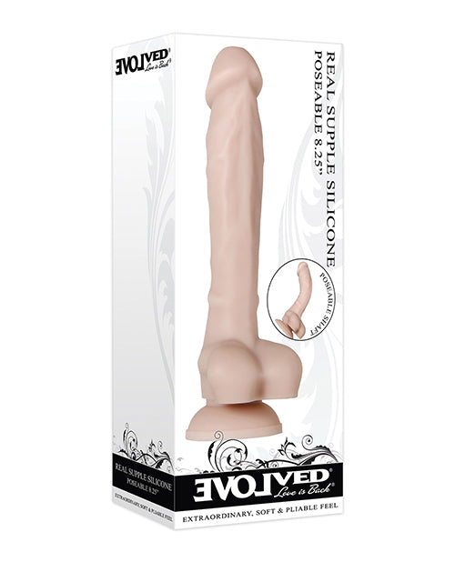 Dongs & Dildos - Evolved Real Supple Silicone Poseable 8.25”