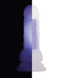 Dongs & Dildos - Evolved Mini Luminous Dildo Non Vibrating - Purple