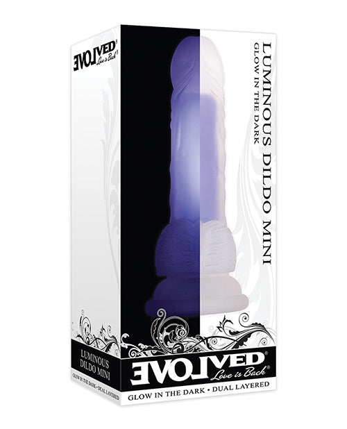 Dongs & Dildos - Evolved Mini Luminous Dildo Non Vibrating - Purple