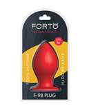 Anal Products - Forto F-98 Plug - Medium Red