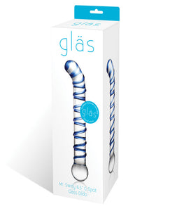 Dongs & Dildos - Glas Mr. Swirly 6.5" G-spot Glass Dildo