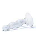 Anal Products - Glas Triple Play Beaded Butt Plug - Clear