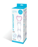 Dongs & Dildos - Glas 8" Sweetheart Glass Dildo - Pink-clear