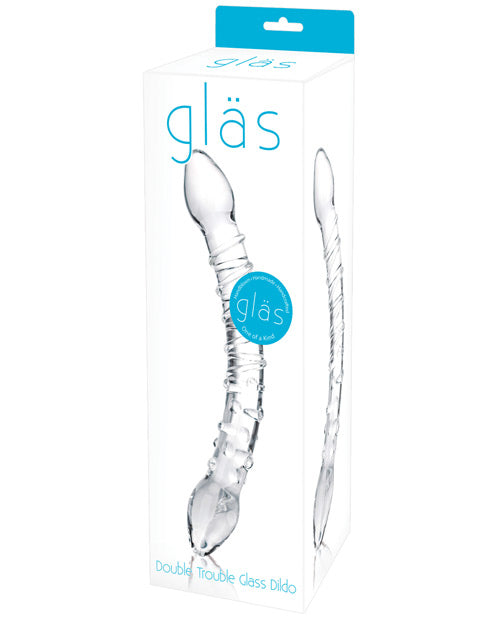 Dongs & Dildos - Glas Double Trouble Glass Dildo