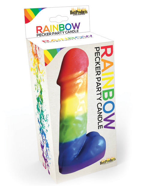 Candles - Rainbow Pecker Party Candle