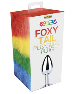 Anal Products - Rainbow Foxy Tail Butt Plug